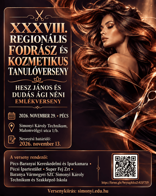 XXXVIII. REGIONÁLIS FODRÁSZ ÉS KOZMETIKUS TANULÓVERSENY