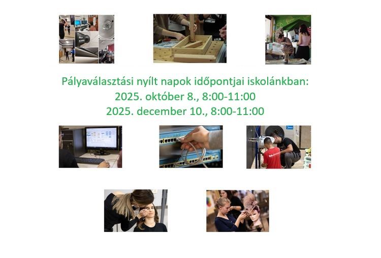 Pályaválasztási nyílt napok